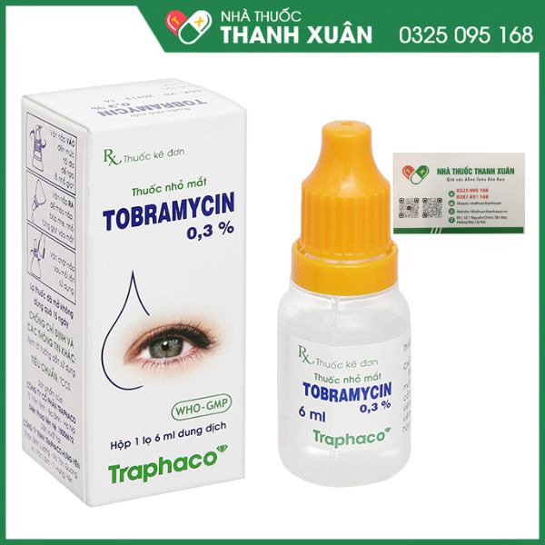 Tobramycin 0,3% - Điều trị các bệnh nhiễm khuẩn mắt